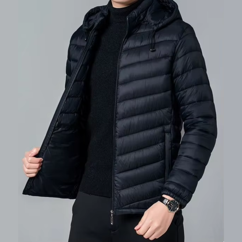 Alberto Puffer Jacket by dofbun.com - Sleek Style & Lightweight Warmth