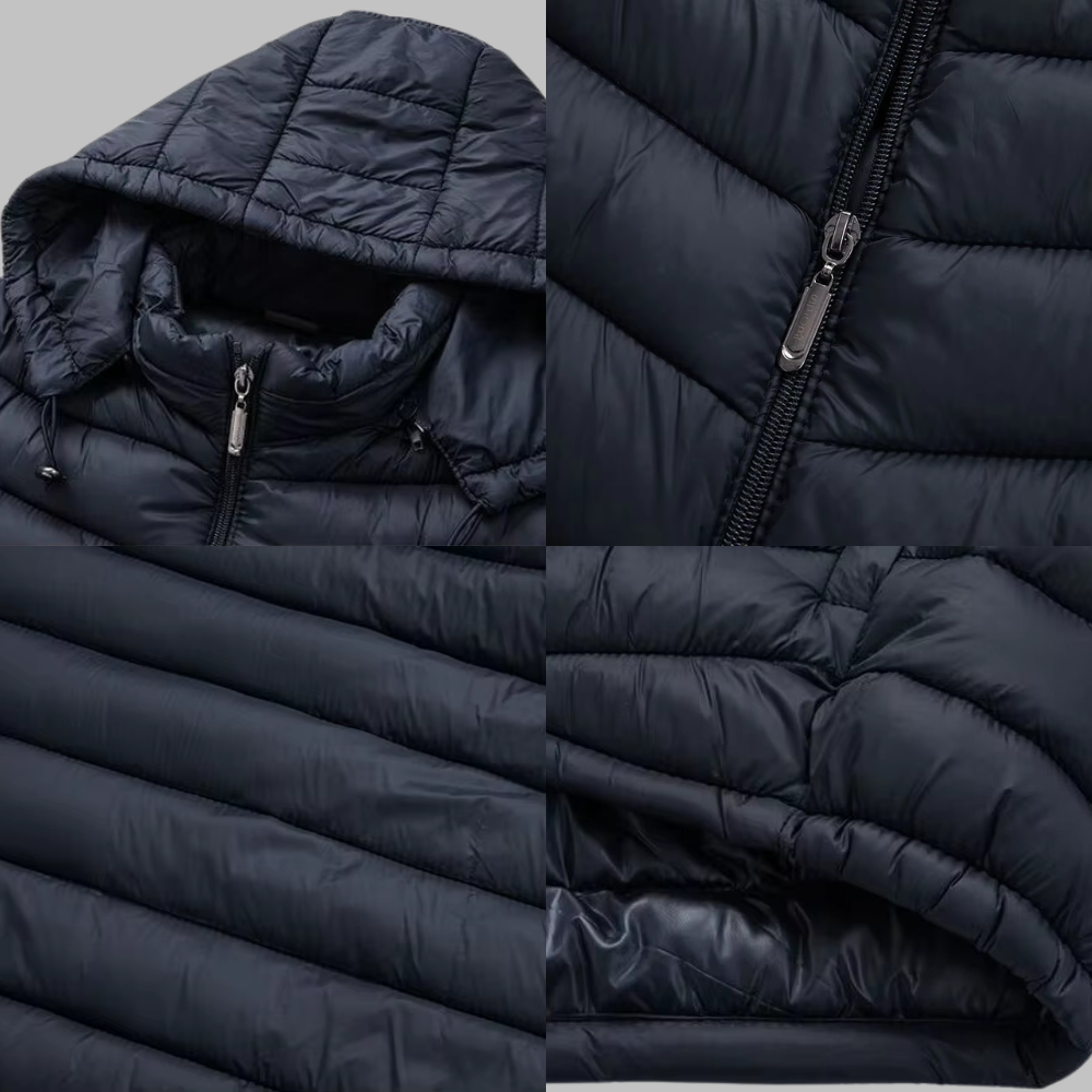 Alberto Puffer Jacket by dofbun.com - Sleek Style & Lightweight Warmth